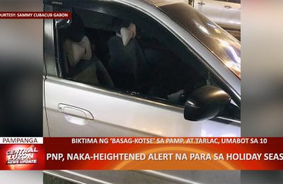 10 nabiktima ng ‘basag-kotse’ sa kabila ng heightened alert ng PNP