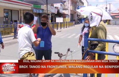 Barangay tanod na frontliner, walang regular na benipisyo