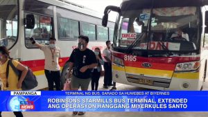Robinsons Starmills Bus Terminal, extended ang operasyon hanggang Miyerkules Santo | CLTV36 News