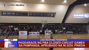 Pagdaraos ng PBA closed-circuit games sa Pampanga, aprubado na ni Gov. Pineda