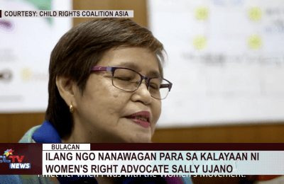 Ilang NGO nanawagan para sa kalayaan ni women’s right advocate Sally Ujano