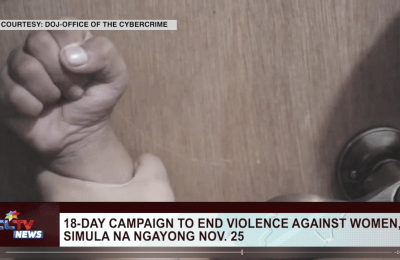 18-day campaign to end violence against women, simula na ngayong Nov. 25