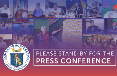 DepEd Online Presscon