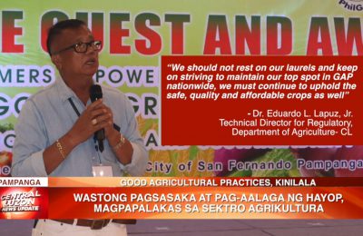 Wastong pagsasaka at pag-aalaga ng hayop, magpapalakas sa sektor agrikultura | News