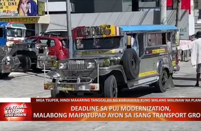 Deadline sa PUJ modernization, malabong maipatupad ayon sa isang transport group | CLTV36 News