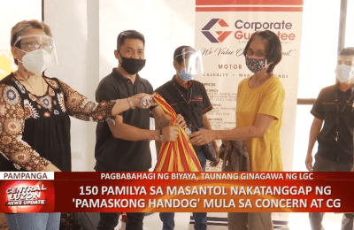 150 pamilya sa Masantol, Pampanga, nakatanggap ng ‘Pamaskong Handog’ mula sa CONCERN at CGIC