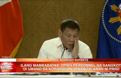 Ilang mambabatas, DPWH personnel na sangkot ‘di umano sa korapsyon, pinangalanan ni Pres. Duterte | News