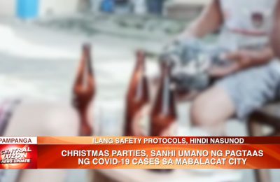 Christmas parties, sanhi umano ng pagtaas ng COVID-19 cases sa Mabalacat City | News