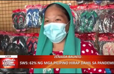 SWS: 62% ng mga Pilipino hirap dahil sa pandemic | CLTV36 News