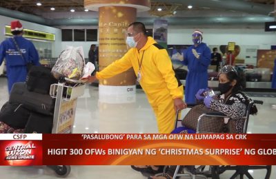 Higit 300 OFWs binigyan ng Christmas surprise ng Globe | CLTV36 News