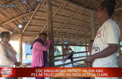 Clark Development Corporation sinigurong ‘intact’ pa rin ang ₱11M trust fund ng mga Aeta sa Clark