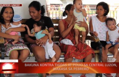 Bakuna kontra tigdas at polio sa Central Luzon, ikakasa sa Pebrero 2021