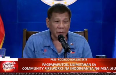 Pagpapaputok, lilimitahan sa community fireworks na inoorganisa ng mga LGU