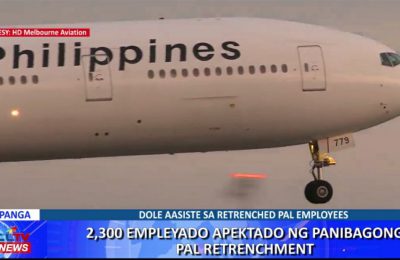 2,300 empleyado apektado ng panibagong Philippine Airlines retrenchment