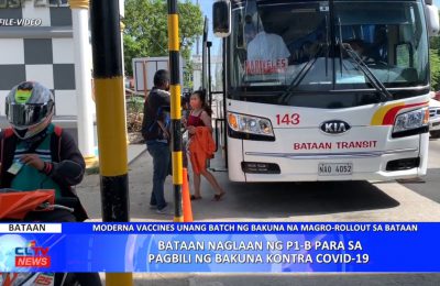 Bataan naglaan ng ₱1-B para sa pagbili ng bakuna kontra COVID-19