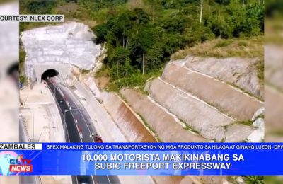 10,000 motorista makikinabang sa Subic Freeport Expressway