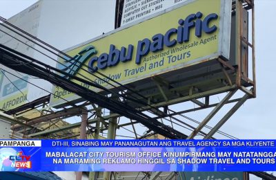 Shadow Travel and Tours, may pananagutan ang travel agency sa mga kliyente ayon sa DTI | PAMPANGA News