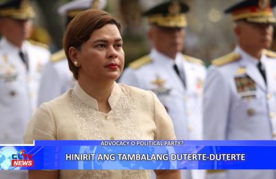 Hinirit ang tambalang Duterte-Duterte