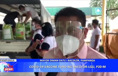 COVID-19 vaccine fund ng Bacolor LGU, ₱20M