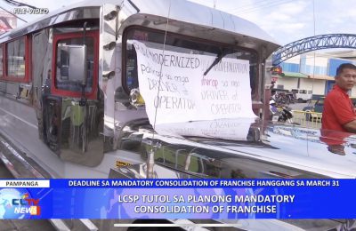 LCSP tutol sa planong mandatory consolidation of franchise | Pampanga News