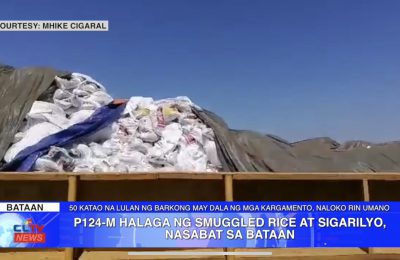 ₱124-M halaga ng smuggled rice at sigarilyo nasabat sa Bataan | BATAAN News