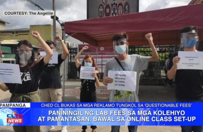 Paniningil ng lab fees sa mga kolehiyo at pamantasan, bawal sa online class set-up | Central Luzon News