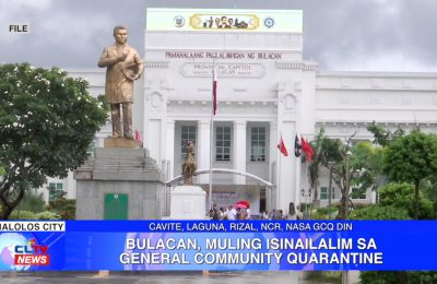 Bulacan, muling isinailalim sa General Community Quarantine | Bulacan News