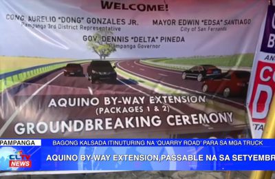 Aquino By-Way Extension, passable na sa Setyembre | PAMPANGA News