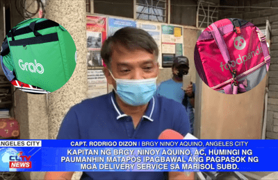 Kapitan ng Brgy. Ninoy Aquino, Angeles City, humingi ng paumanhin matapos ipagbawal ang pagpasok ng mga delivery service sa Marisol Subd. | Pampanga News