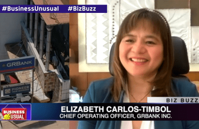 Elizabeth Carlos-Timbol of GRBank, empowering women as a business leader | Business Unusual