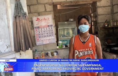 Pagpapatupad ng curfew sa Pampanga, pinag-aaralan ng provincial government | PAMPANGA News