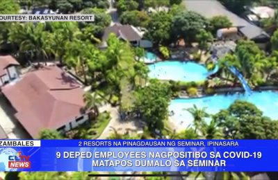 9 DepEd employees nagpositibo sa COVID-19 matapos dumalo ng seminar | Zambales News