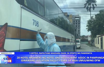 20 hotel-members ng Hotel and Restaurant Association in Pampanga ginawang isolation facility para sa mga umuuwing OFW | Pampanga News