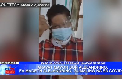 Arayat Mayor Bon Alejandrino at EA Madeth Alejandrino, gumaling na sa COVID-19 | Pampanga News