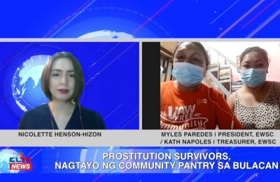 Isang grupo ng mga prostitution survivors sa Bulacan ang nagtayo ng community pantry para makatulong sa mga nangangailangan ngayong pandemya