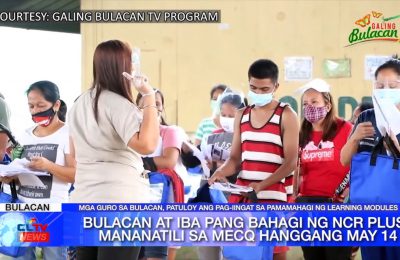 Bulacan at iba pang bahagi ng NCR Plus, mananatili sa MECQ hanggang May 14 | Bulacan News