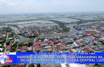 Pampanga, Bulacan, may pinakamaraming bilang ng nasawi dahil sa COVID-19 sa Central Luzon