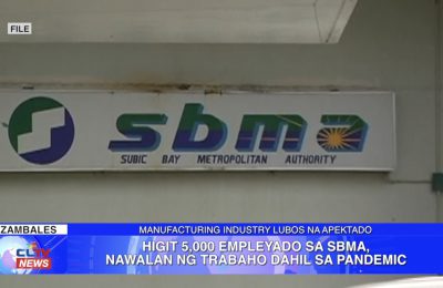 Higit 5,000 empleyado sa SBMA, nawalan ng trabaho dahil sa pandemic | Zambales News