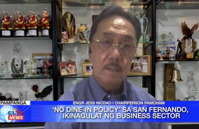 ‘No Dine-In Policy’ sa San Fernando, ikinagulat ng business sector | Pampanga News