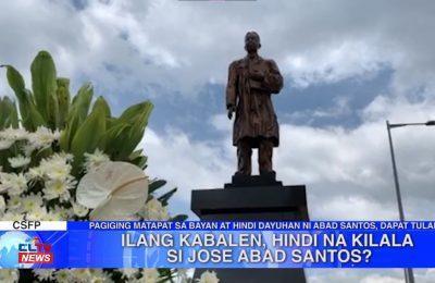 Ilang kabalen, hindi na kilala si Jose Abad Santos? | Pampanga News