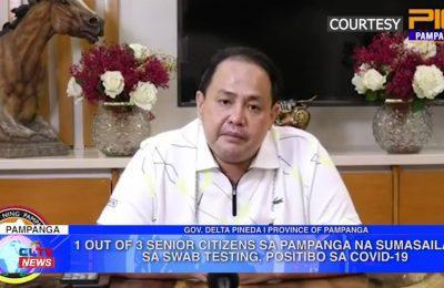 1 out of 3 senior citizens sa Pampanga na sumailalim sa swab testing, positibo sa COVID-19 | Pampanga News