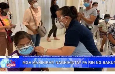 Mga mahihirap, naghihintay pa rin ng bakuna | Pampanga News