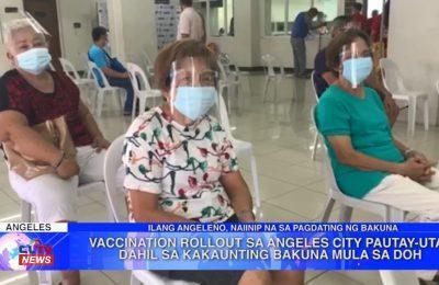 Vaccination rollout sa Angeles City pautay-utay dahil sa kakaunting bakuna mula sa DOH | Pampanga News