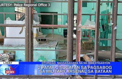 2 patay, 2 sugatan sa pagsabog sa military arsenal sa Bataan | Bataan News