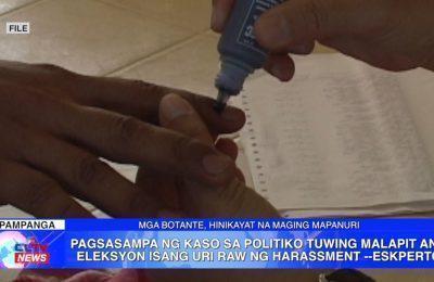 Eksperto: Pagsasampa ng kaso sa politiko tuwing malapit ang eleksyon isang uri raw ng harassment | Philippine Elections News