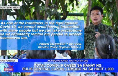 Total COVID-19 cases sa hanay ng Pulis Central Luzon, lumobo na sa higit 1,000 | Central Luzon News