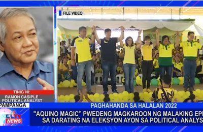 “Aquino Magic” pwedeng magkaroon ng malaking epekto sa darating na eleksyon ayon sa political analysts | Central Luzon News