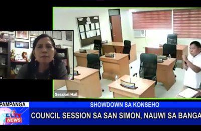 Council session sa San Simon, Pampanga, nauwi sa bangayan | Pampanga News