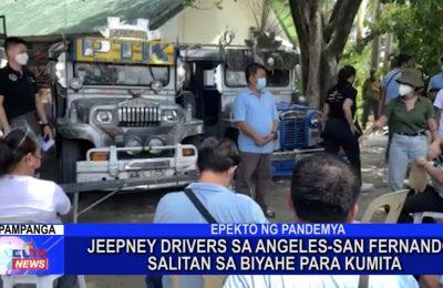 Jeepney drivers sa Angeles-San Fernando, salitan sa biyahe para kumita | Pampanga News