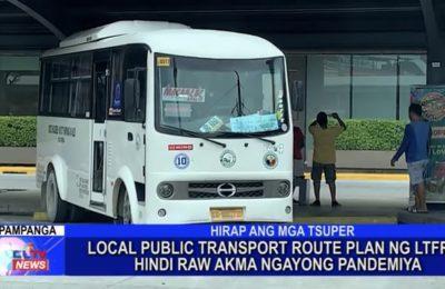 Local public transport route plan ng LTFTB, hindi raw akma ngayong pandemiya | Pampanga News